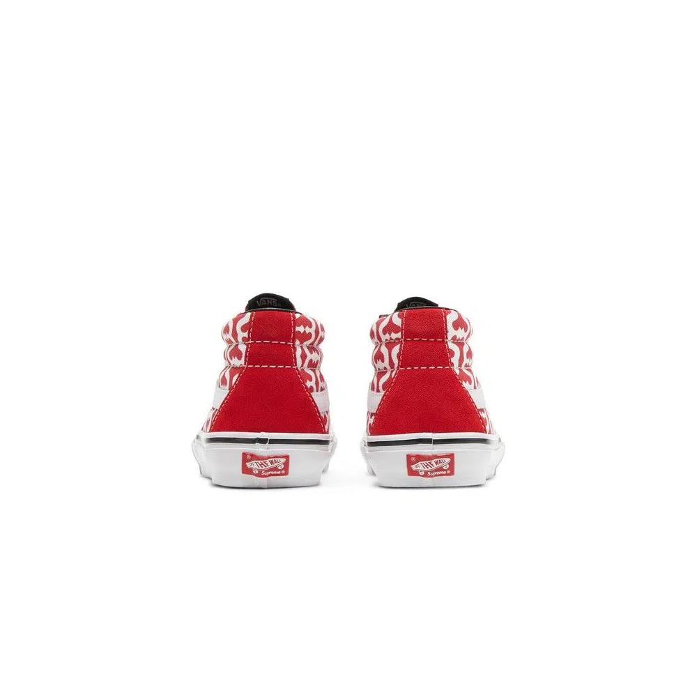Кроссовки Supreme x Vans Grosso Mid 'Monogram S - Red' 6