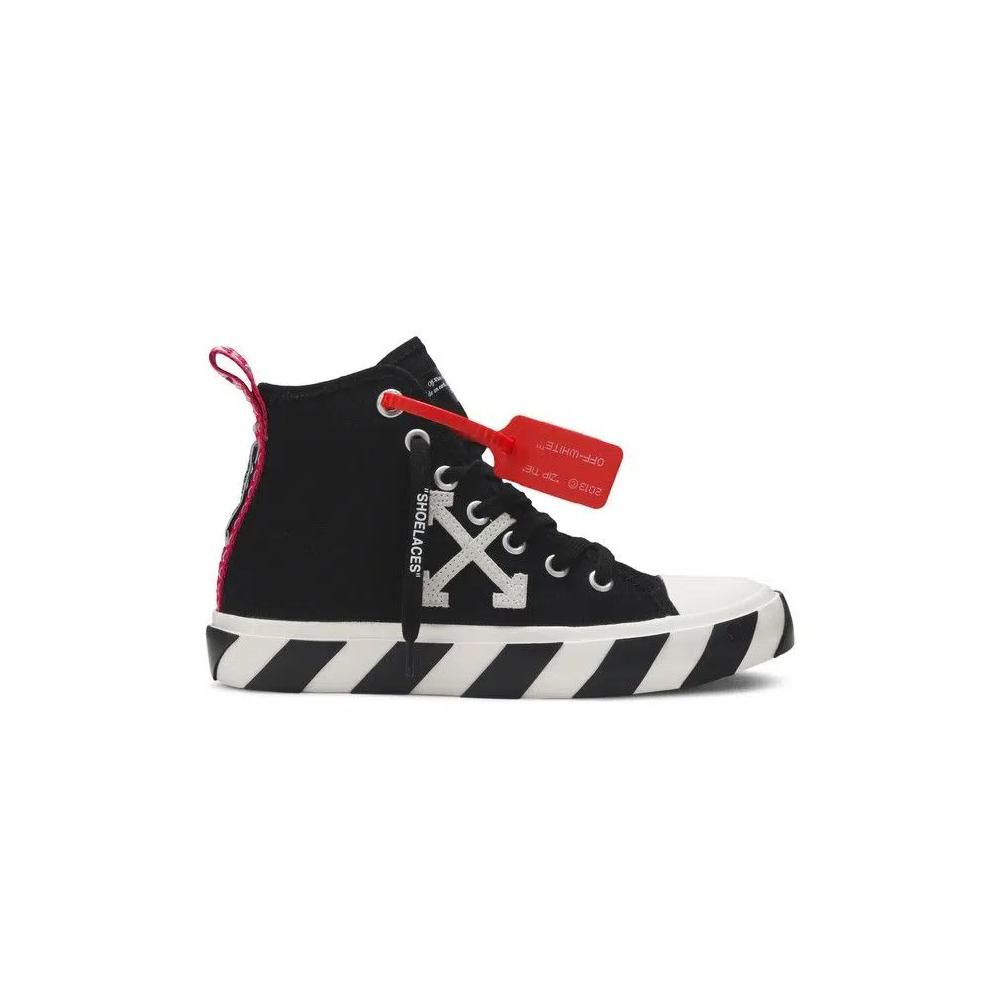 Кроссовки Off-White Vulc Sneaker Mid «Black White» 1