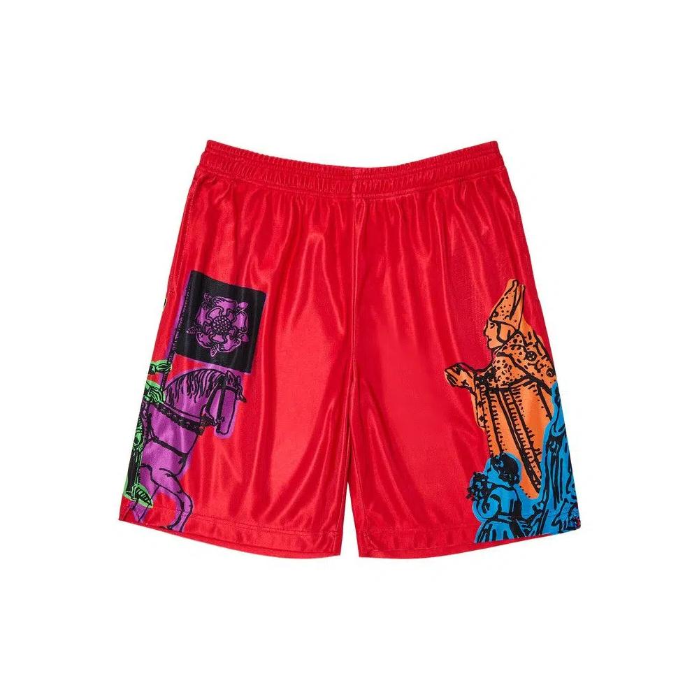 Шорты GOAT Death Tarot Shorts Red 1