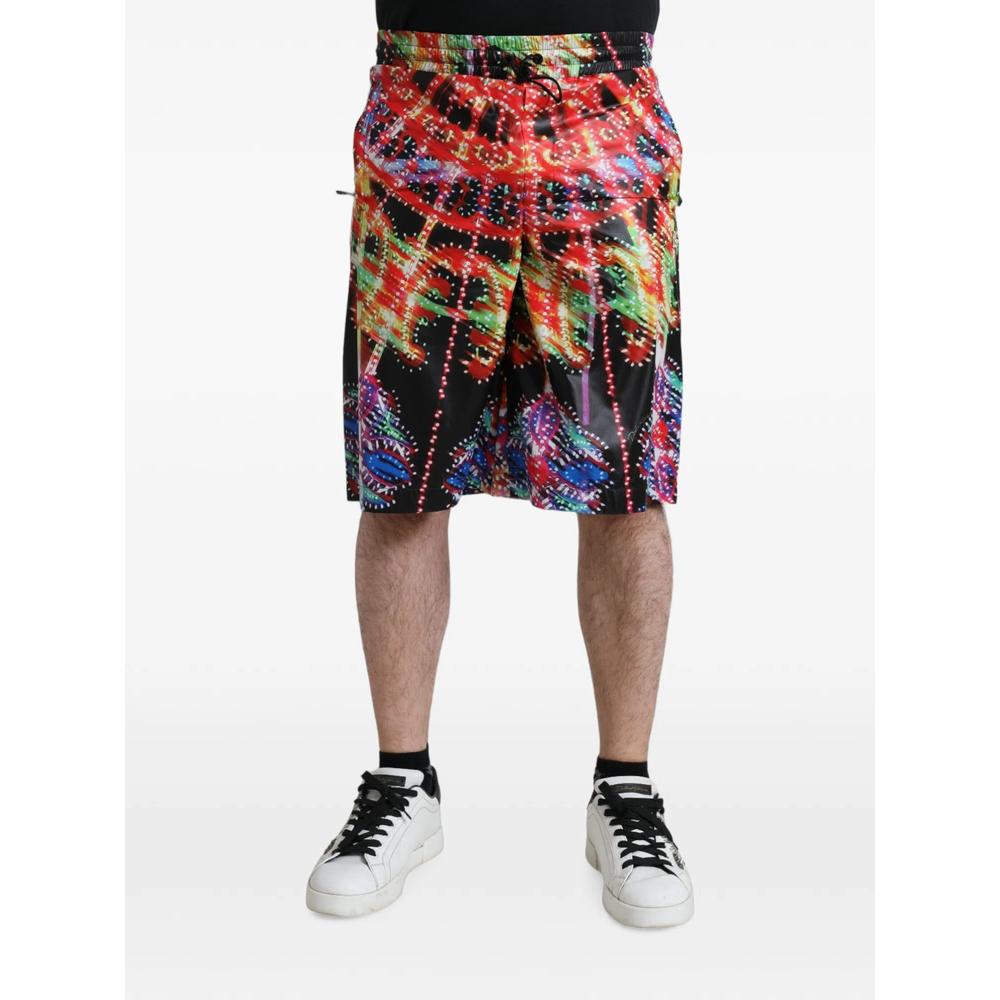 Luminarie-print swim shorts 1