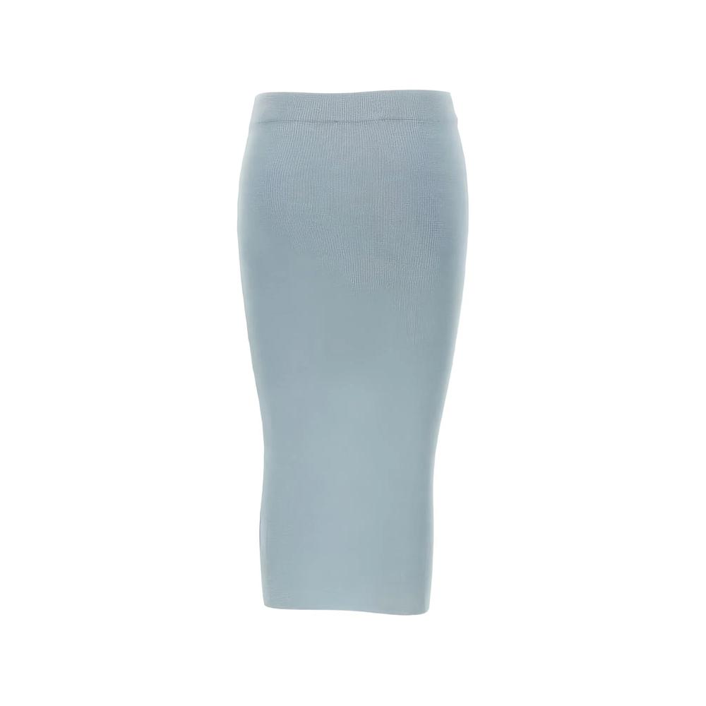 ribbed-knit lurex-blend skirt 2