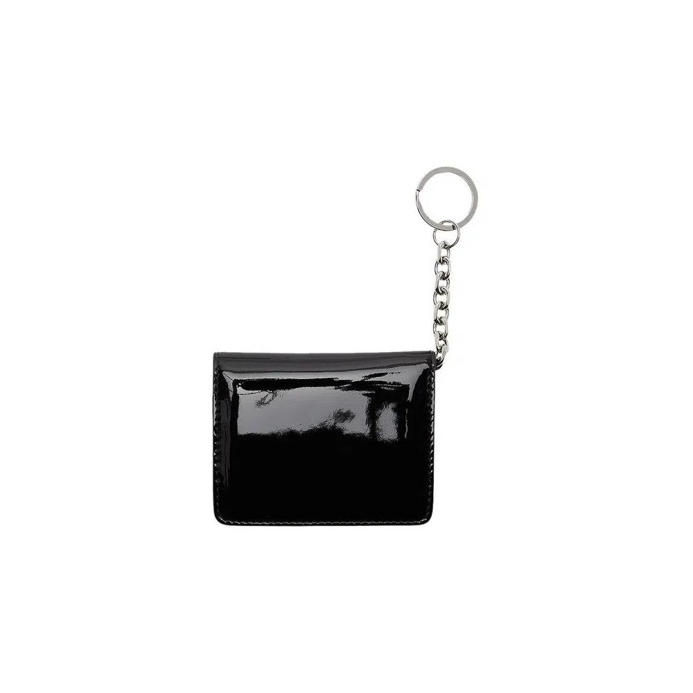 Держатели для карт Maison Margiela Patent Keyring Card Holder 'Black' 1