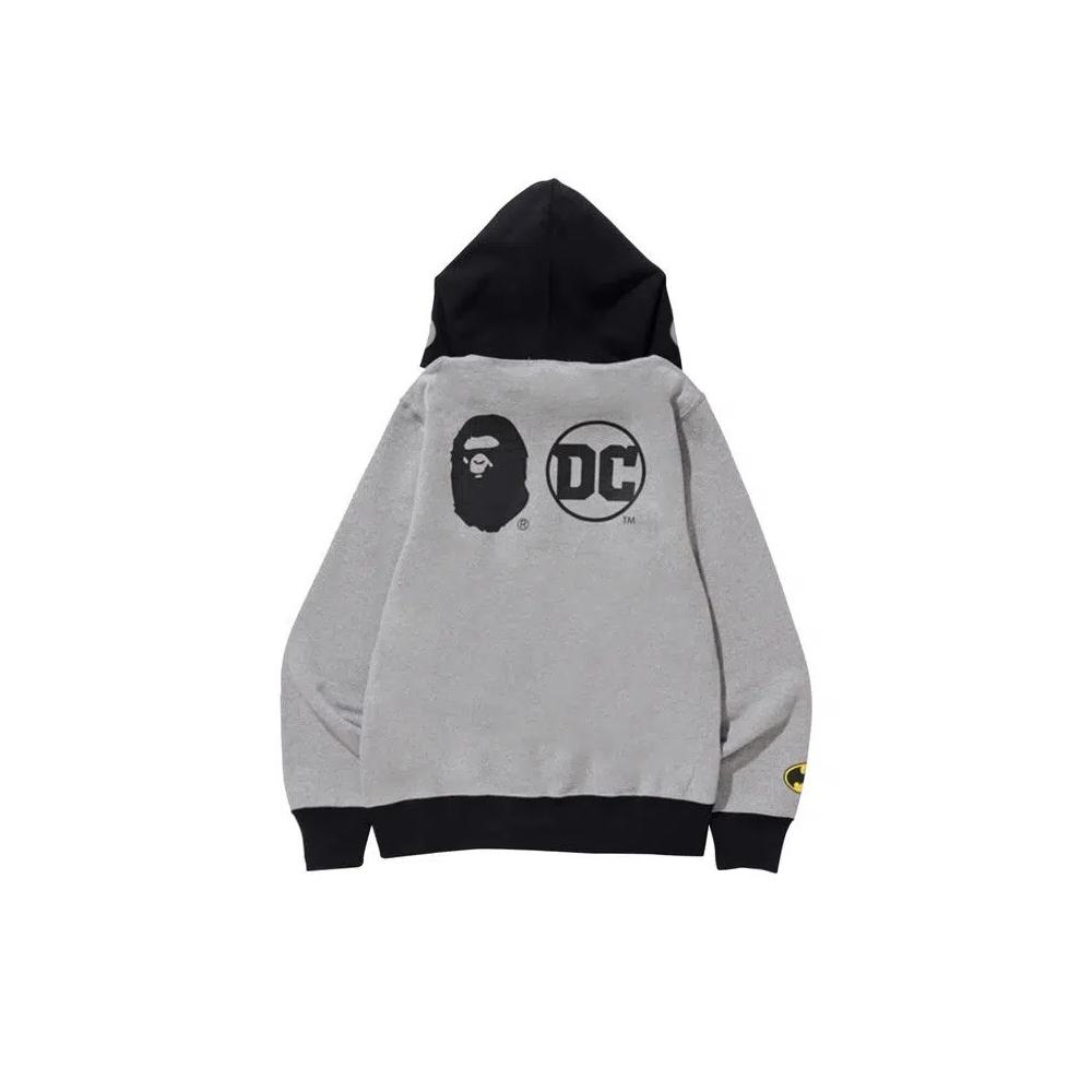Молнии BAPE x DC Batman Full Zip Hoodie 'Серый' 2