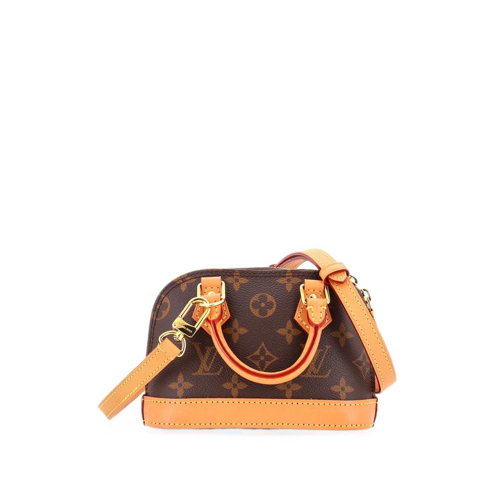 Alma Handbag Monogram Canvas Nano satchel 2