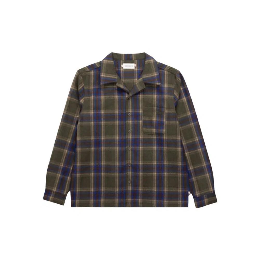 Овершерты Honor The Gift Plaid Flannel Long-Sleeve Overshirt 'Olive' 1