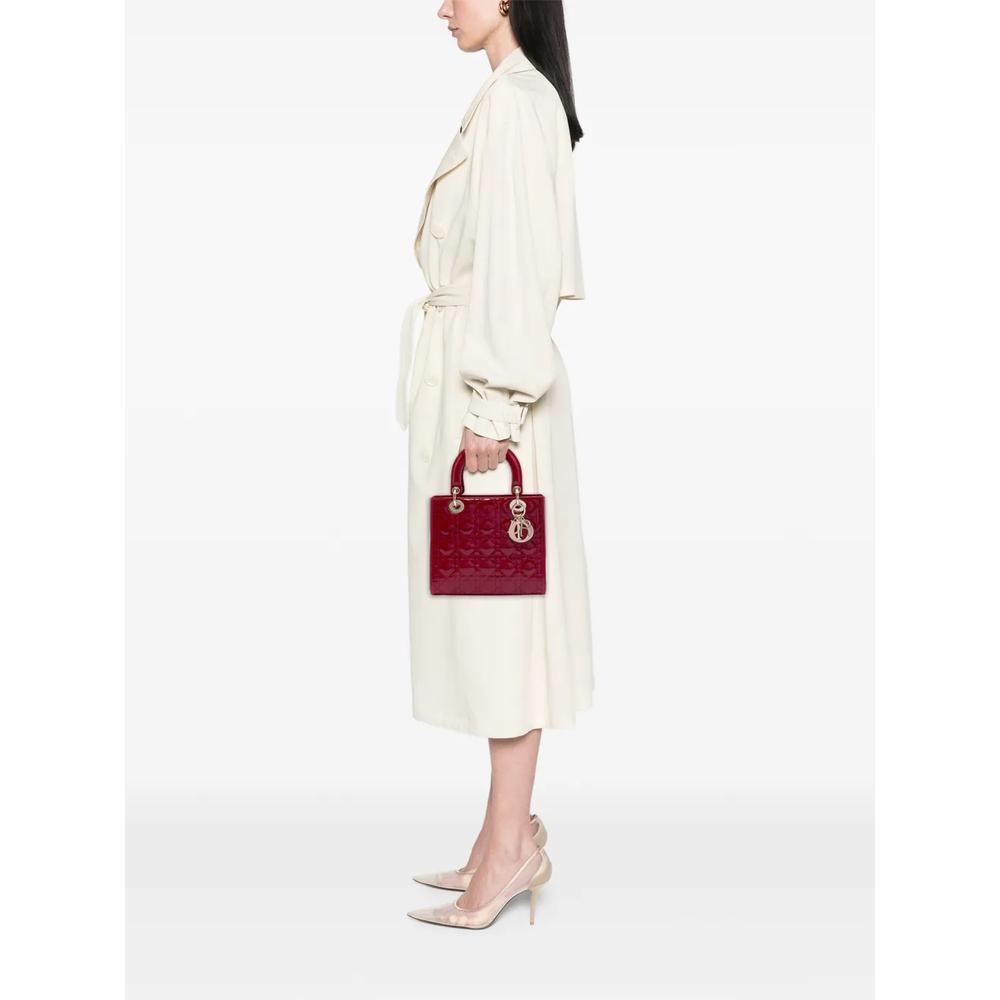 Сумка-сэтчел Patent Cannage Lady Dior среднего размера (2019 год) 2