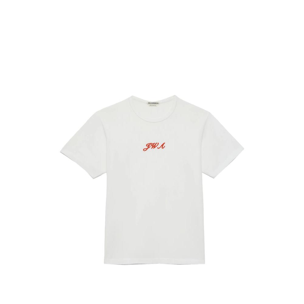 logo-embroidered T-shirt 1
