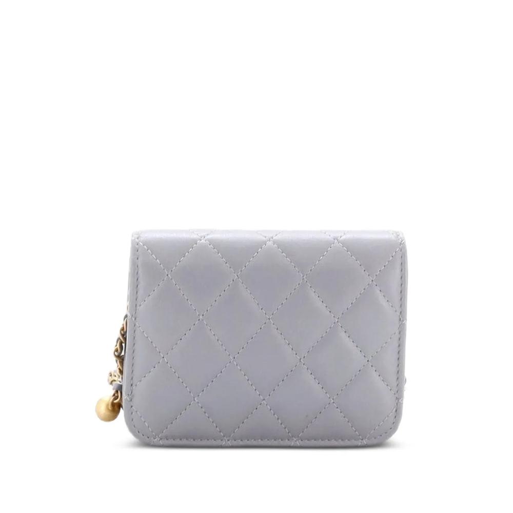Мини-сумка через плечо Pearl Crush Flap Clutch with Chain Quilted Lambskin 2