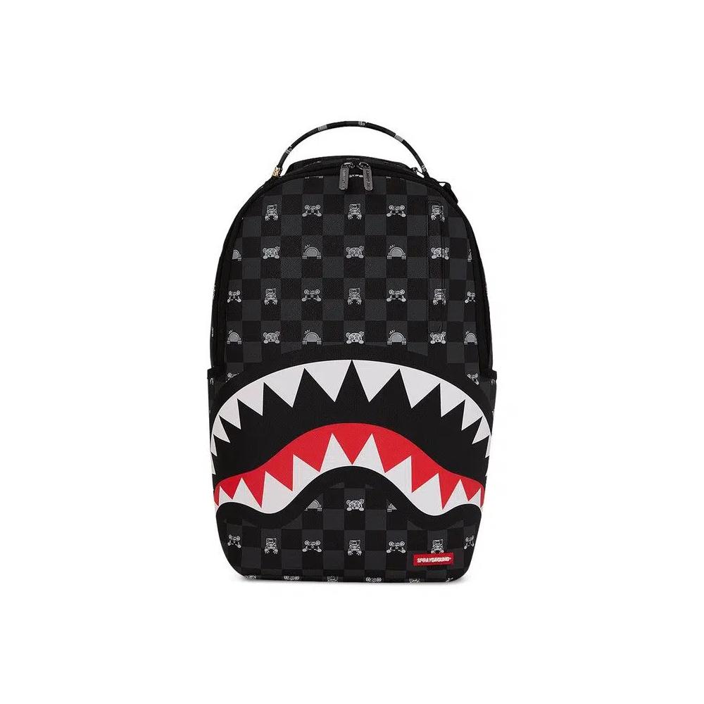 Рюкзаки Sprayground Peeking Character Check DLXSV Backpack 'Черный/Белый/Красный' 1