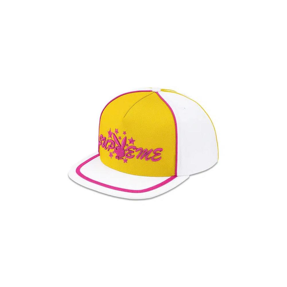 Бейсболки Supreme x Playboy 5-Panel 'White' 1
