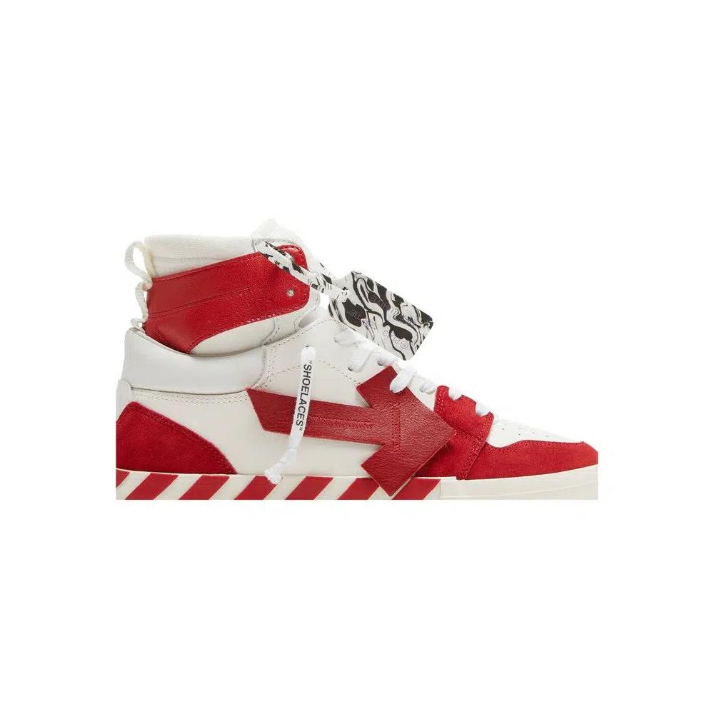 Кроссовки Off-White Vulc Sneaker High 'White Red' 2