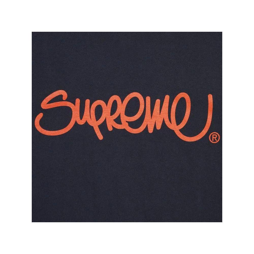 Футболки Supreme Handstyle Tee 'Navy' 3