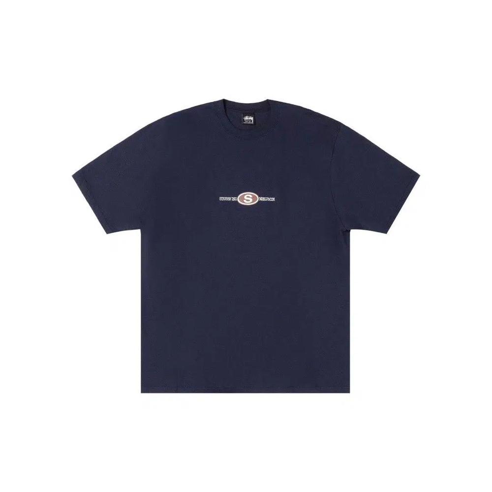 Топы Stussy Worldwide Dot Tee 'Темно-синий' 1