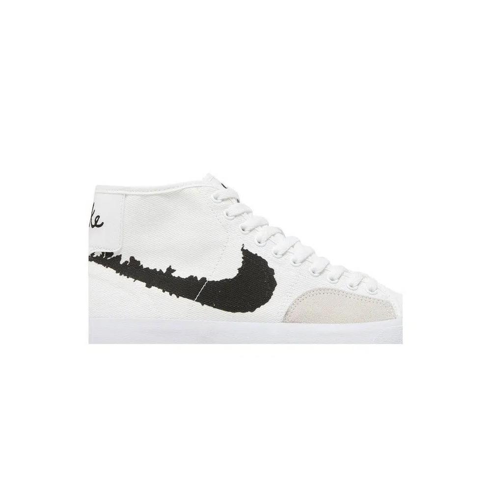 Кроссовки Nike Blazer Court Mid Premium SB 'White Black' 2