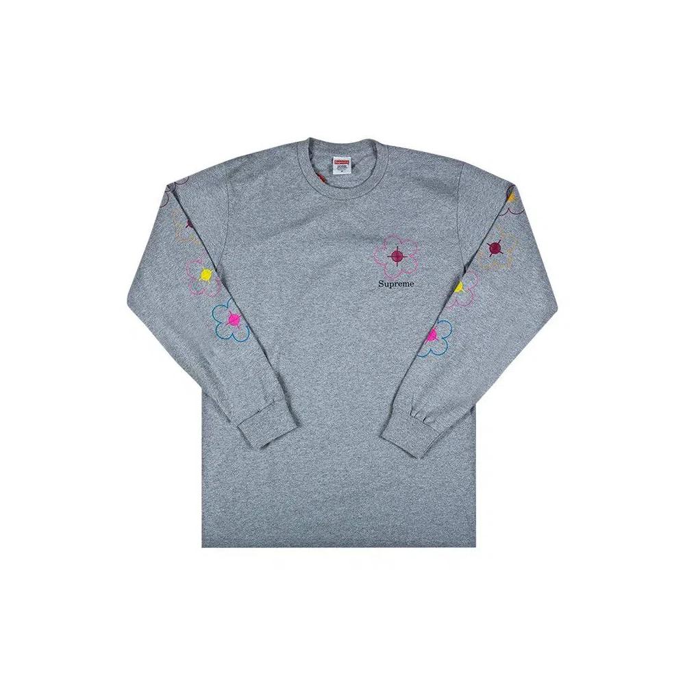 Футболки Supreme Been Hit Long-Sleeve Tee «Grey» 1