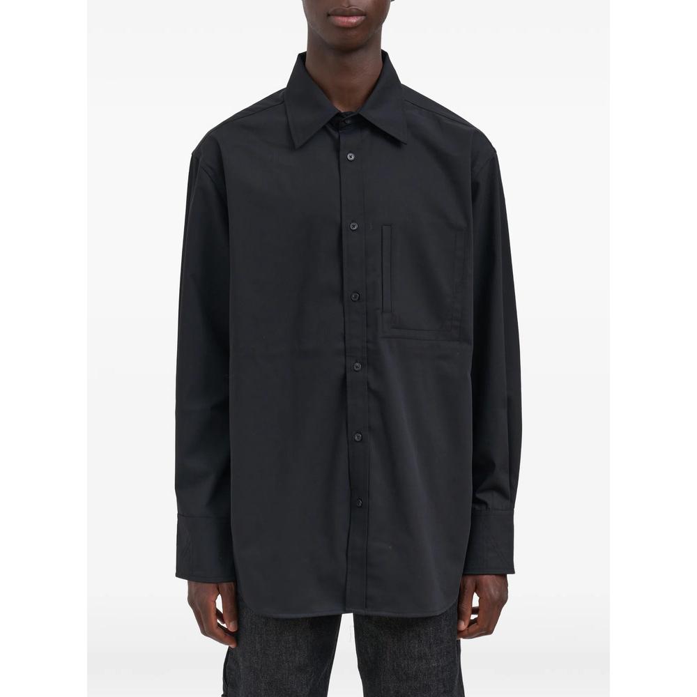 patch-pocket long-sleeve shirt 1