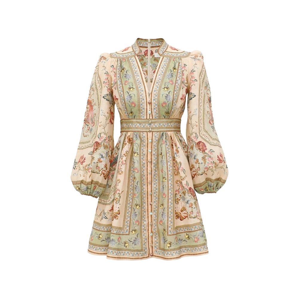Roselight floral-print mini dress 1