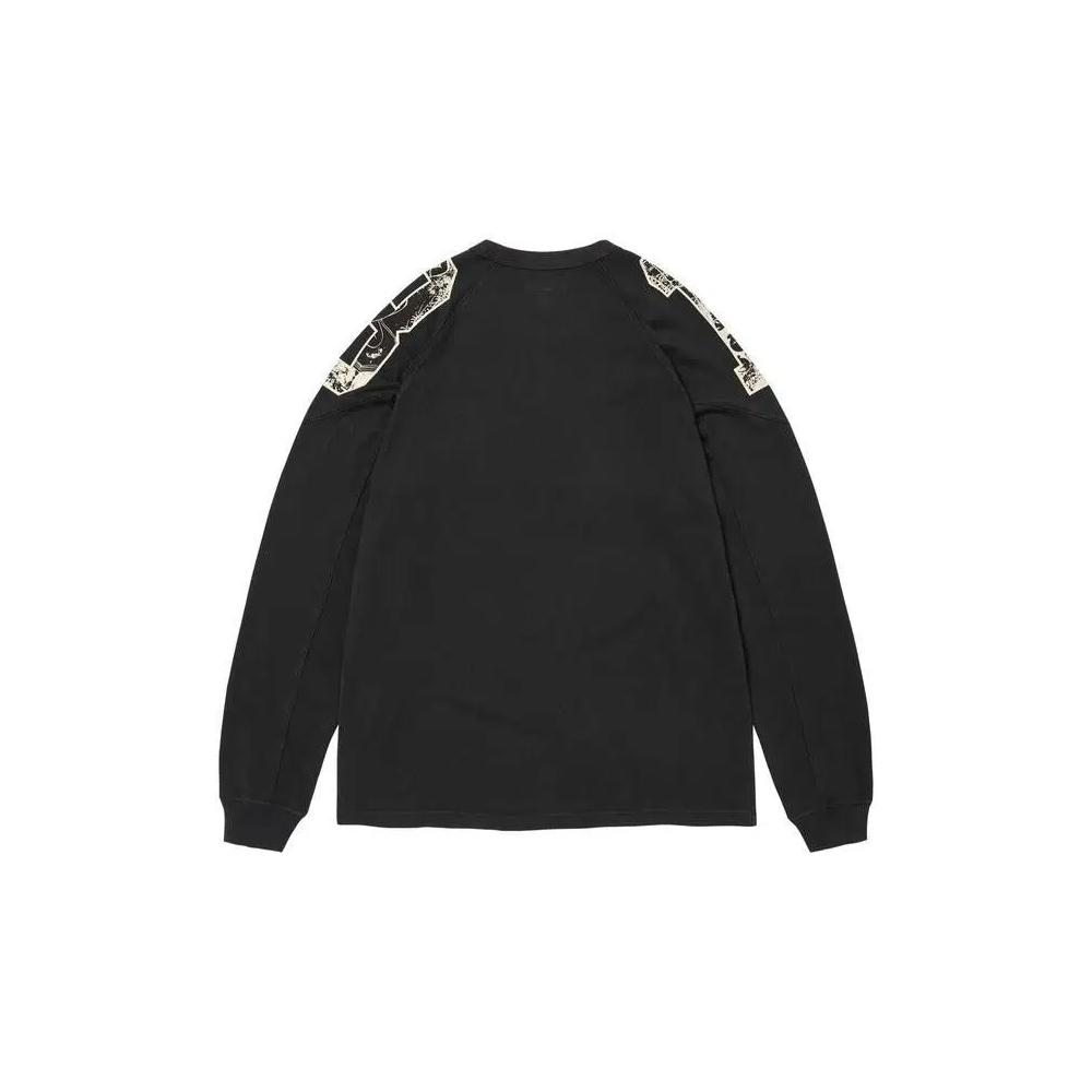 Рубашки и топы Supreme Paneled Raglan Long-Sleeve Top 'Black' 3