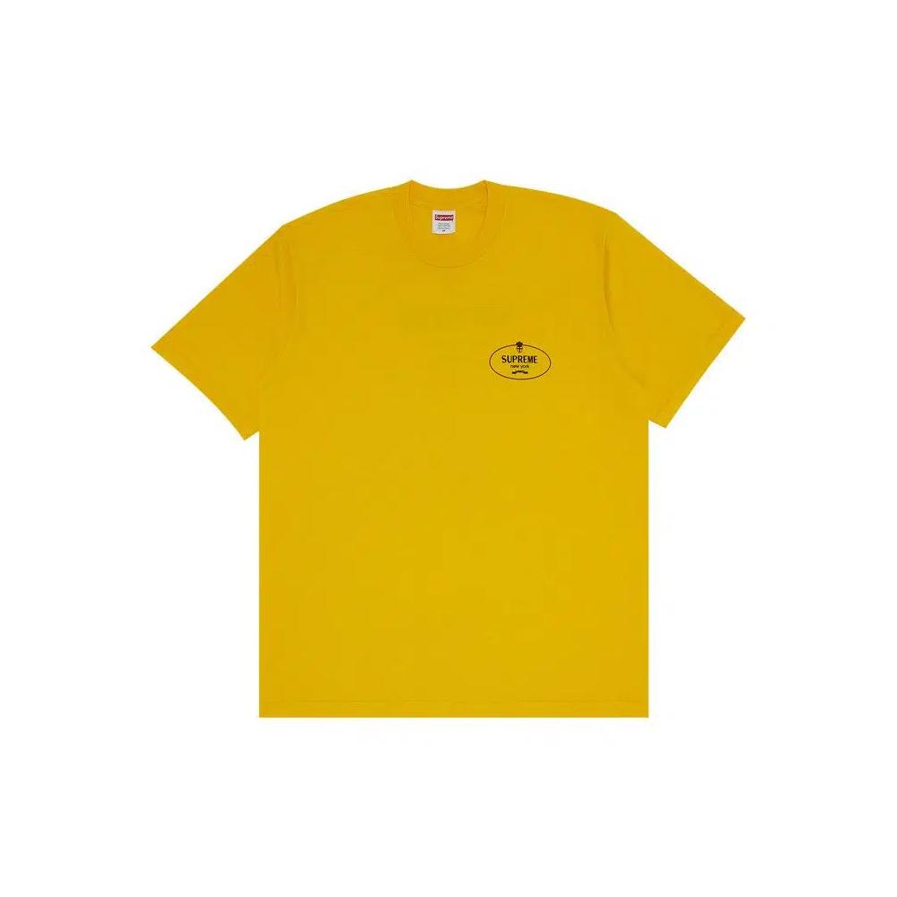 Футболки с коротким рукавом Supreme Crest Tee 'Yellow' 1