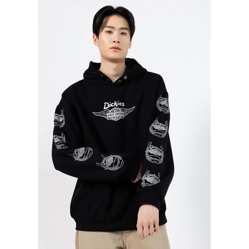 Свободный пуловер-худи Dickies® x H-D® с крылатой подковой 1