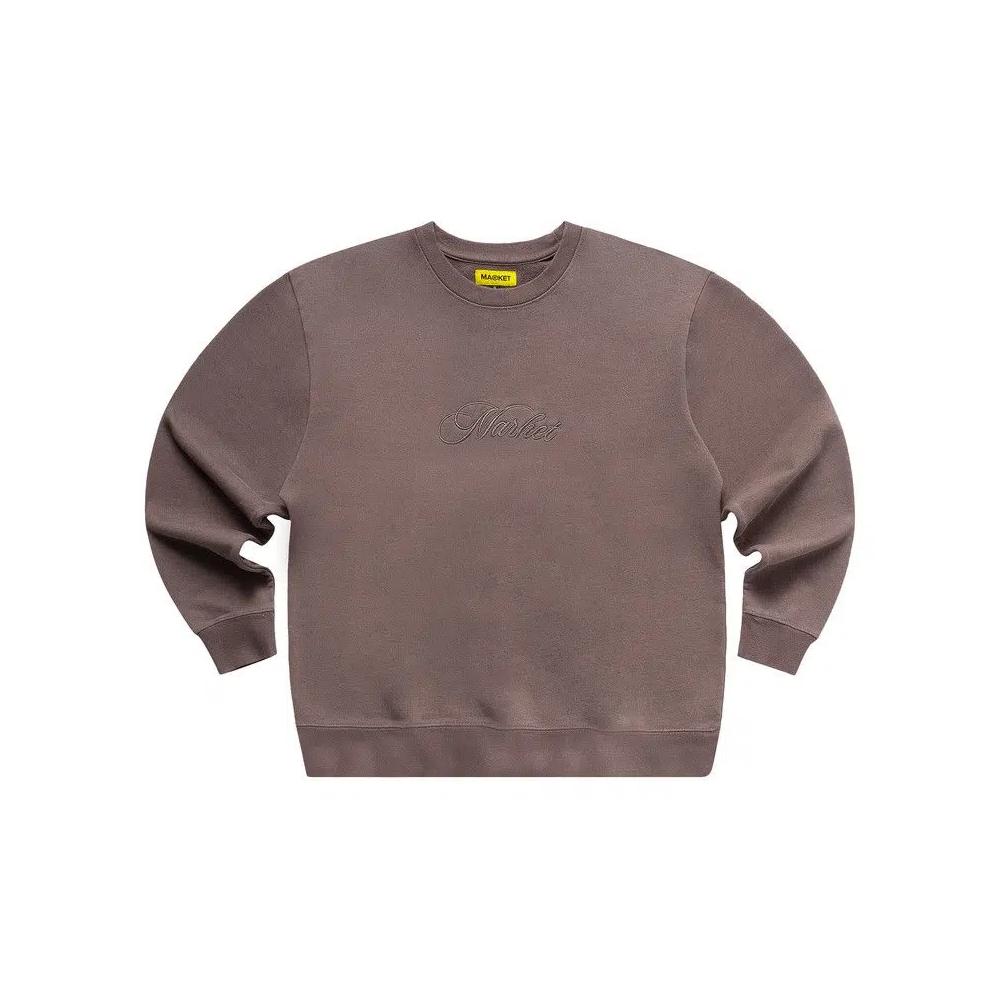 Свитшоты Market Script Crewneck 'Washed Grey' 1