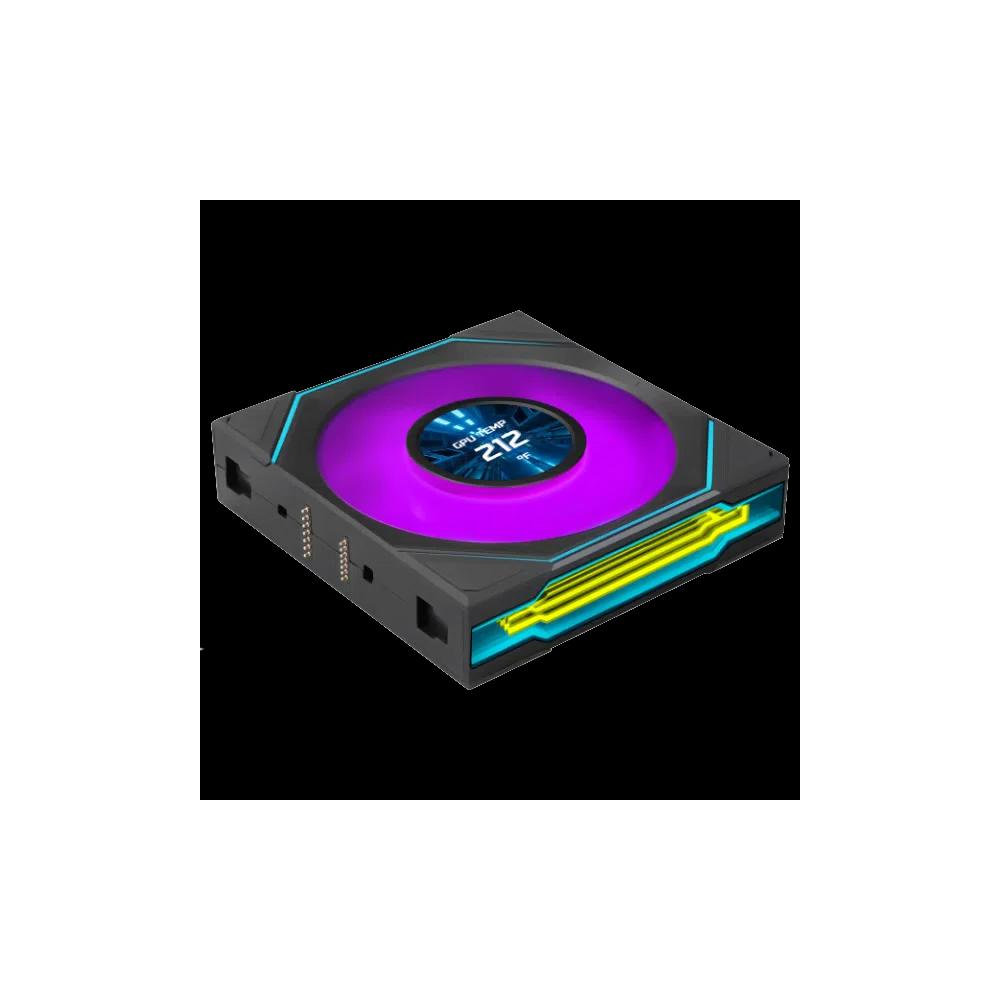 LIAN LI UNI FAN SL-INF LCD FLEX Reversed Blade 120mm Обратный одиночный вентилятор - Черный 1