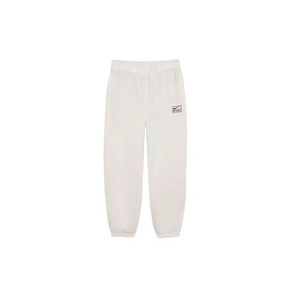 Штаны Nike x Stussy Stone Washed Fleece Pants 'Light Bone' 1