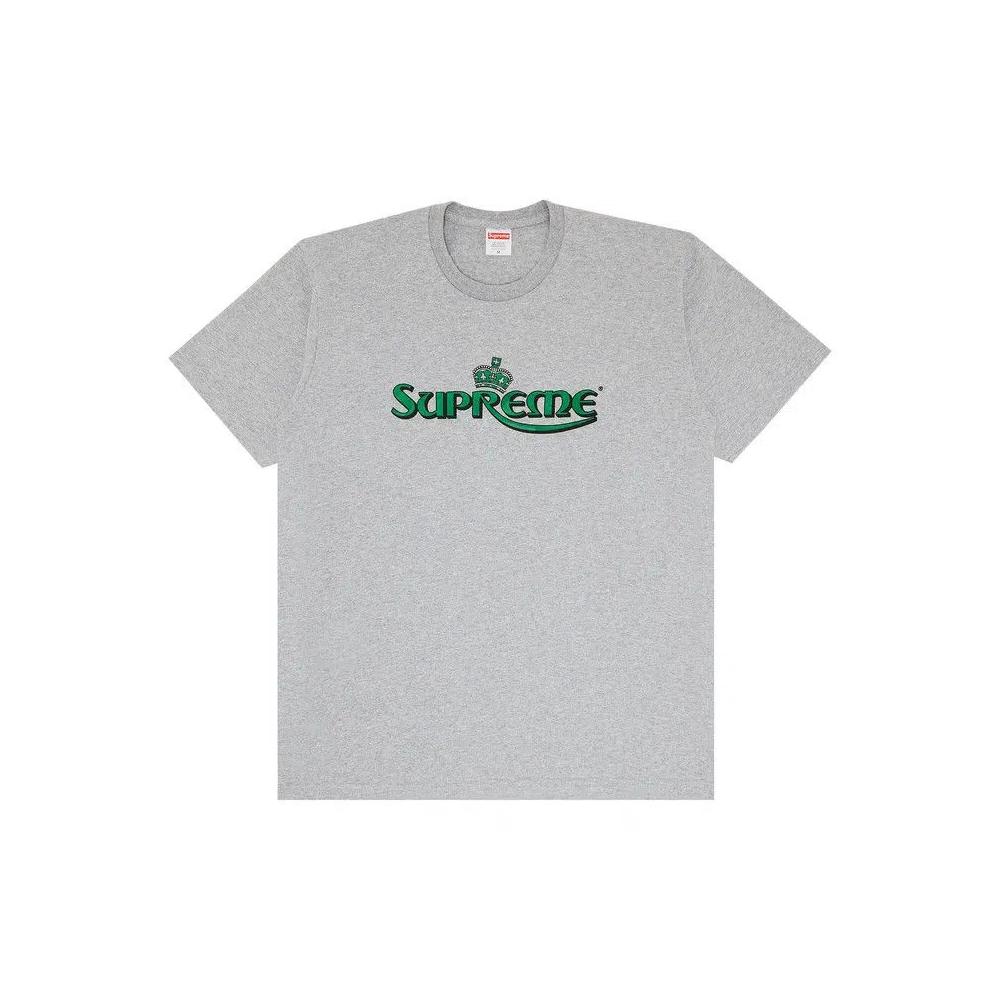 Футболки Supreme Crown Tee 'Heather Grey' 1