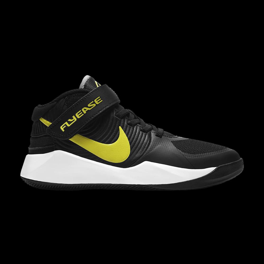 Кроссовки Nike Team Hustle D9 FlyEase GS 'Black High Voltage' 1