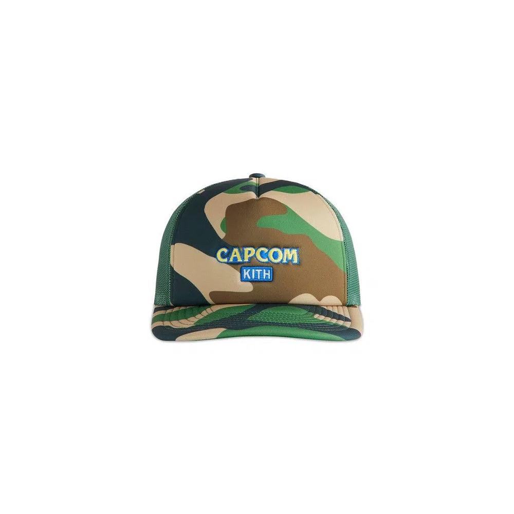 Кепки Kith x Capcom Nolan Trucker Hat 'Camo' 1
