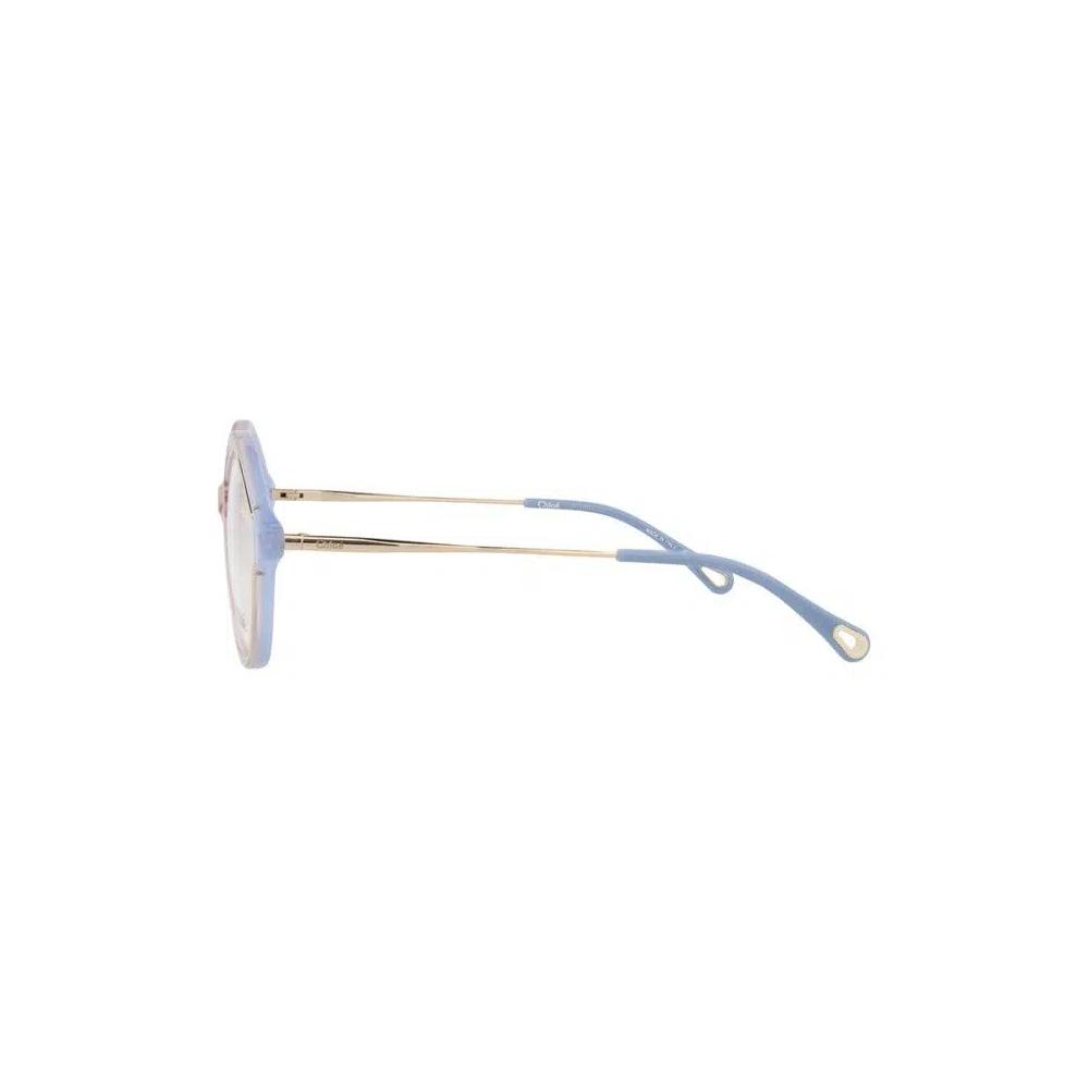Очки Chloé Square Bio Acetate Optical Frames 'Light Blue/Gold' 2