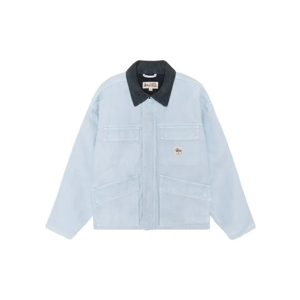 Куртки Stussy Washed Canvas Shop Jacket 'Light Blue' 1