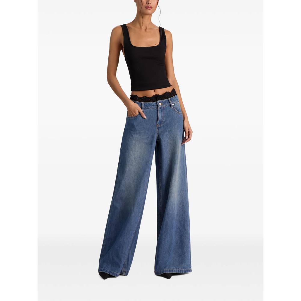 Ian lace-waistband jeans 2