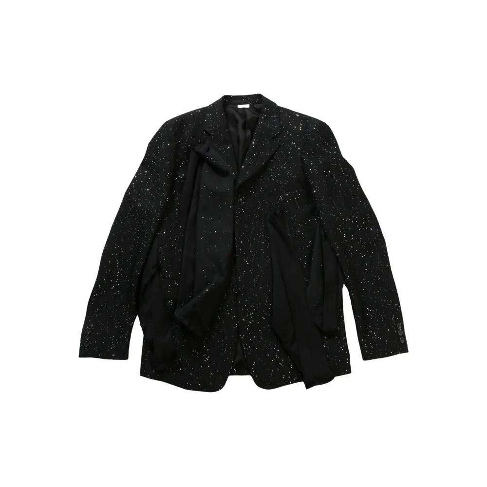 ruffle-detailing blazer 1