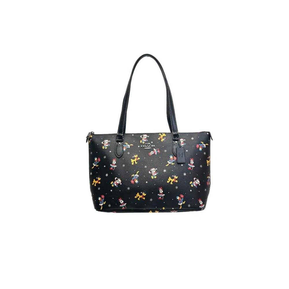 Сумка-тоут на молнии Disney X COACH (CM189) – QB / Black Multi 1