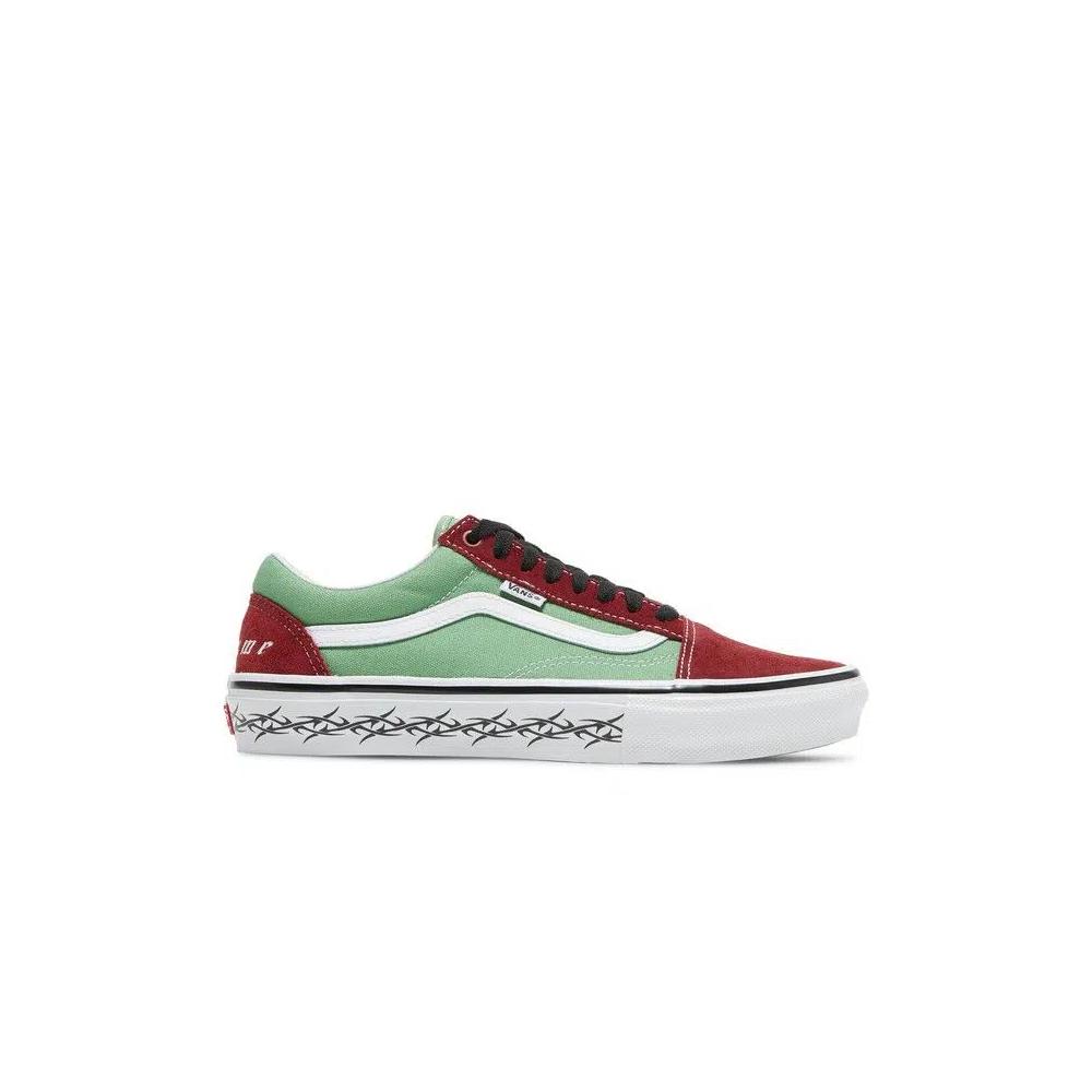 Кроссовки Supreme x Vans Old Skool 'Barbed Wire - Green' 1