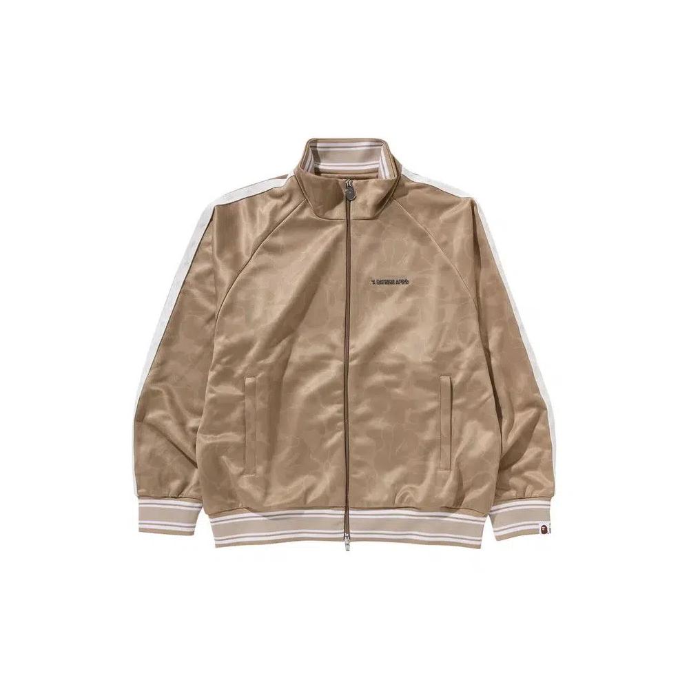 Трековые куртки BAPE Solid Camo Bathing Ape Logo Relaxed Fit Track Jacket 'Бежевый' 1