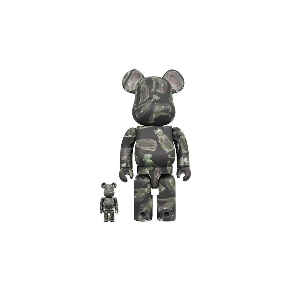 Фигурка BE@RBRICK x The British Museum The Gayer-Anderson Cat 100% & 400% Set 'Black' 1