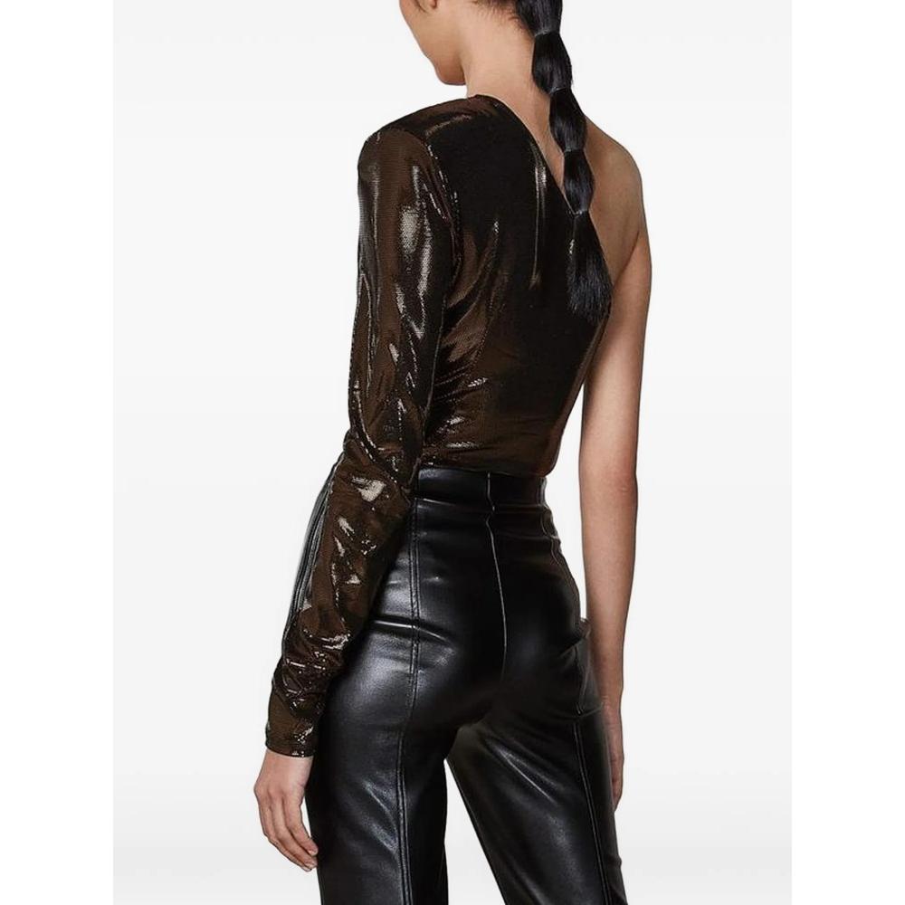 one-shoulder metallic blouse 3