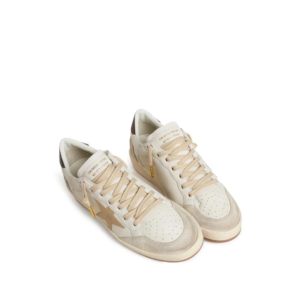 Кроссовки Ball Star LTD с бежевой звездой и черным задником 2