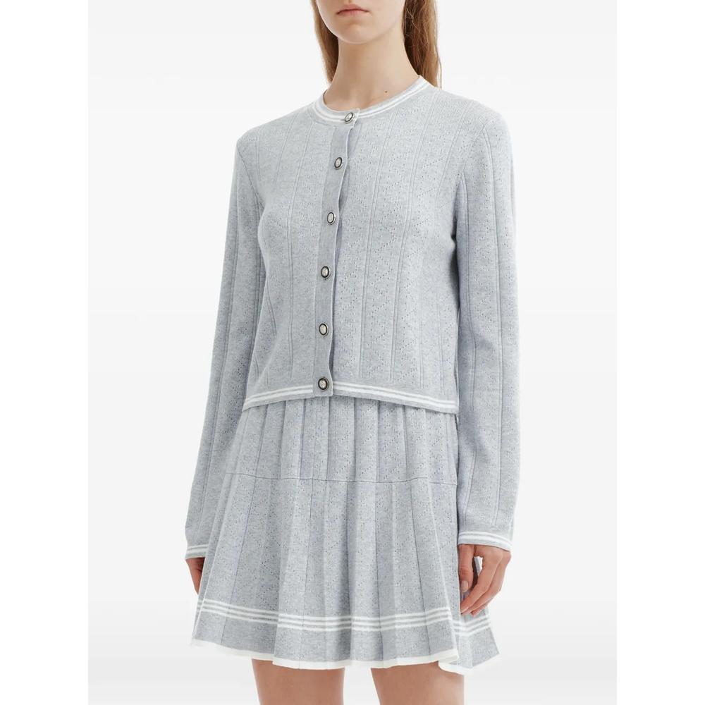 pointelle-knit pleated set 3