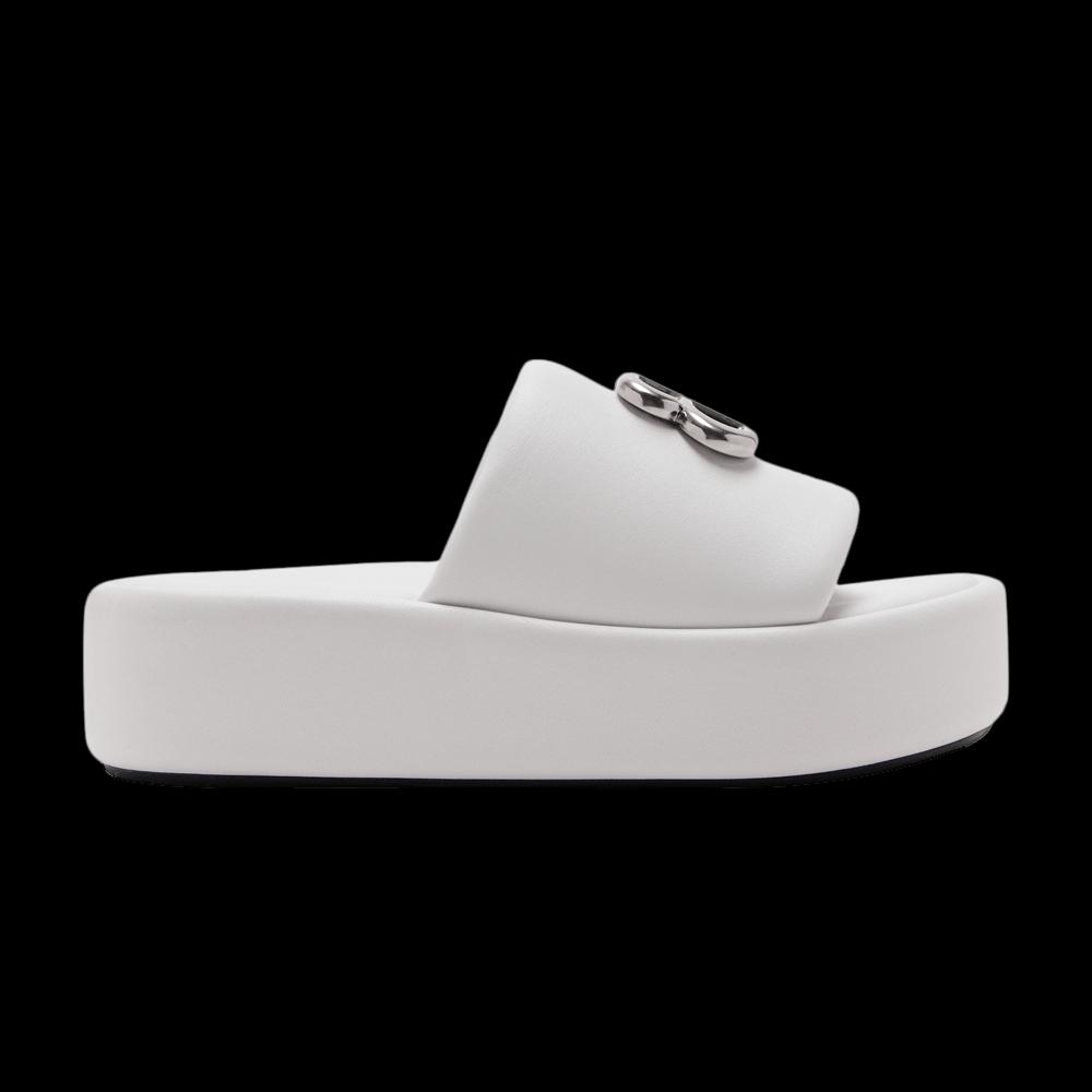 Слайды Balenciaga Wmns Rise Slide 'White Silver' 1