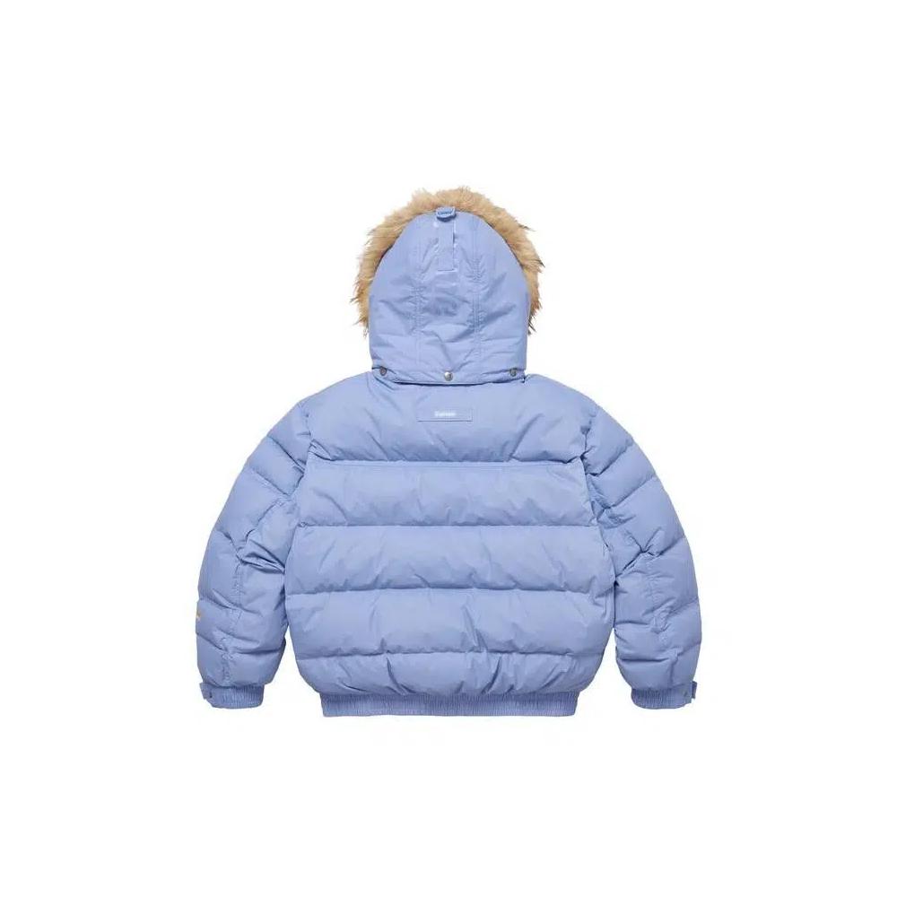 Пуховик Supreme Facemask 700-Fill Down Puffer Jacket 'Голубой' 2