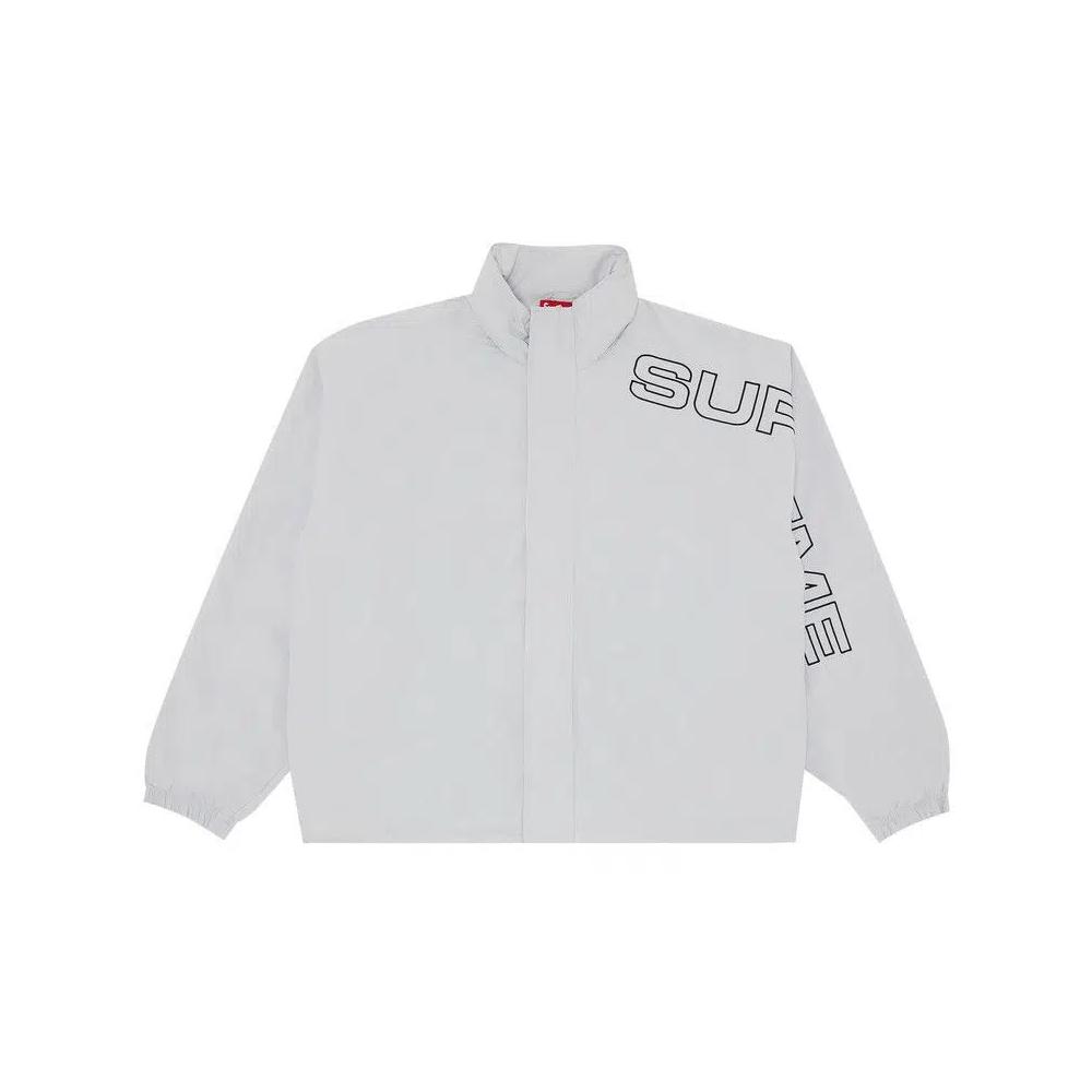 Трековые куртки Supreme Spellout Embroidered Track Jacket 'Grey' 1