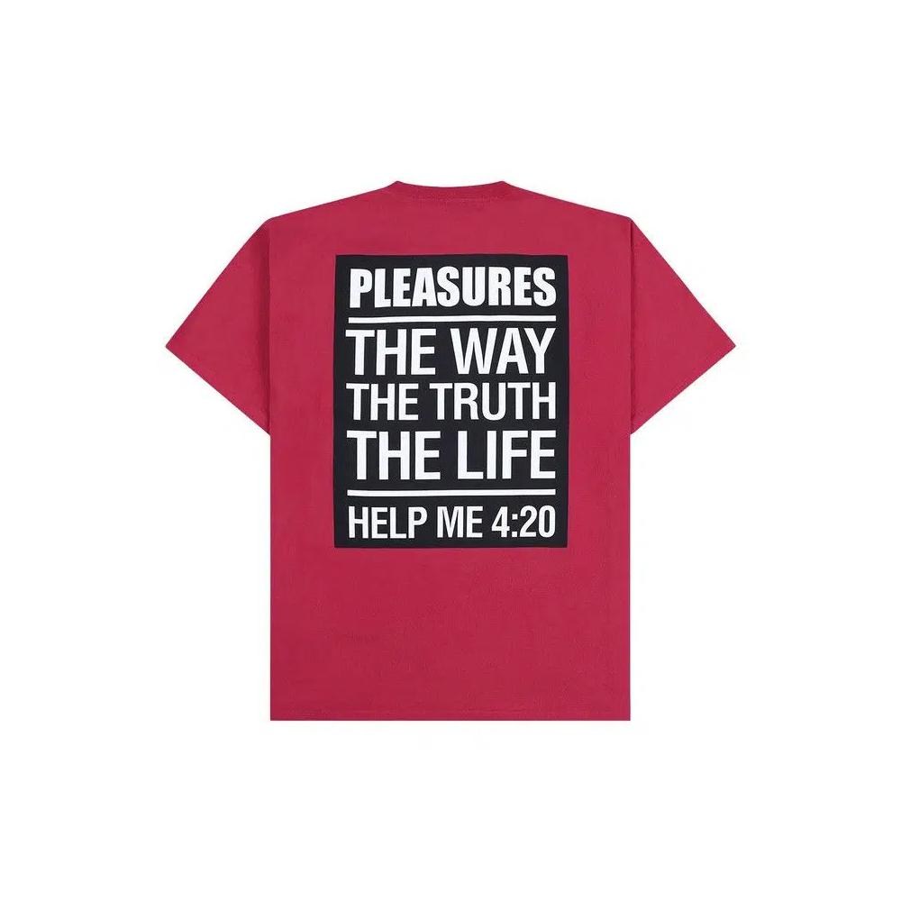 Топы Pleasures Scripture T-Shirt 'Ruby' 2
