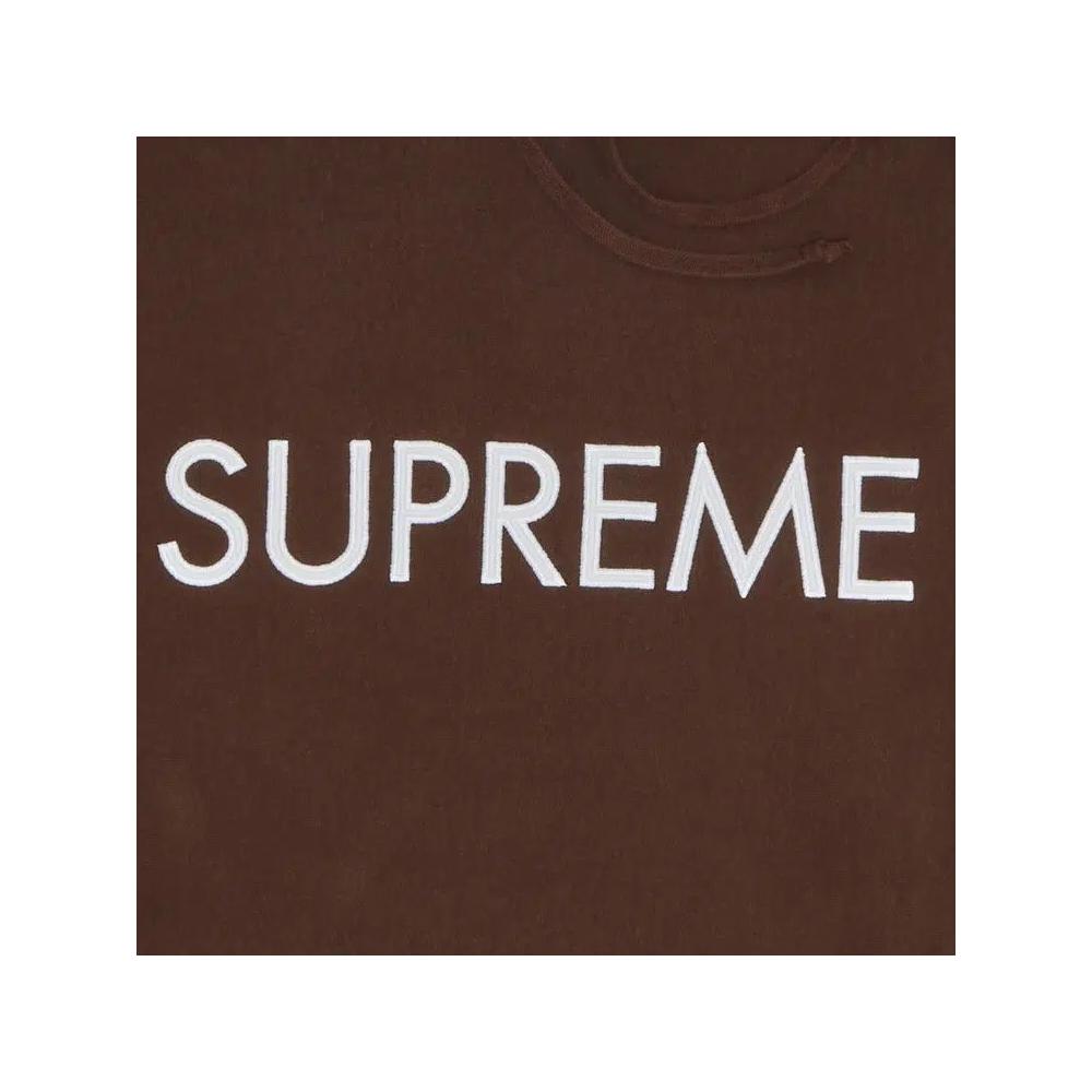 Худи Supreme Capital Hooded Sweatshirt 'Dark Brown' 3