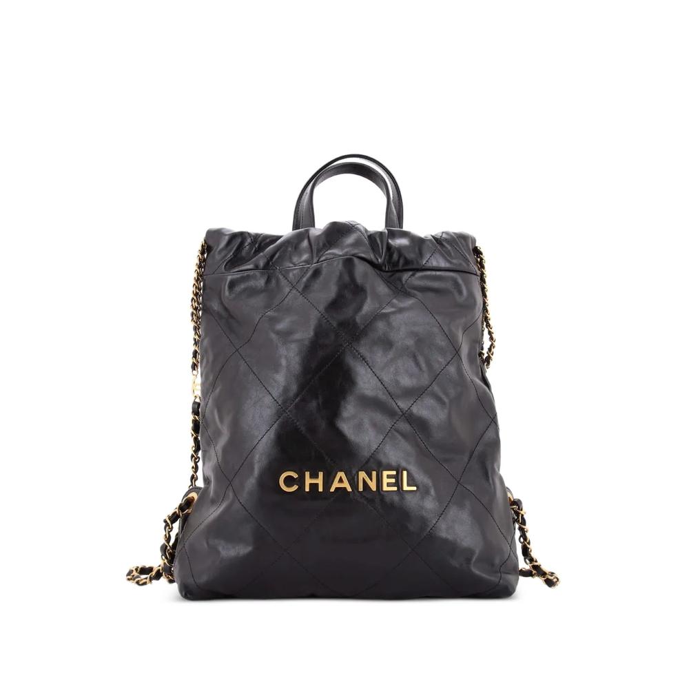 Рюкзак 22 Chain Quilted Calfskin среднего размера 1