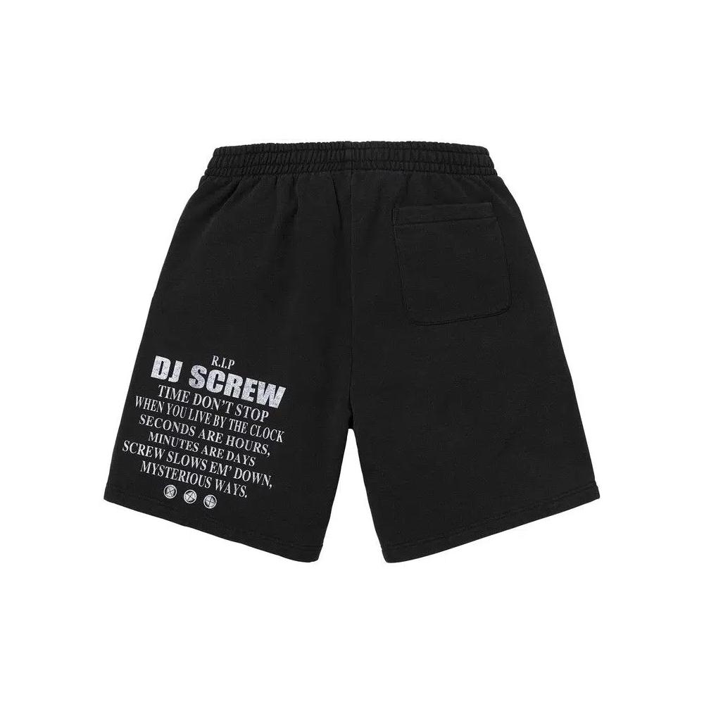 Шорты Supreme x Dj Screw Sweatshort 'Black' 2