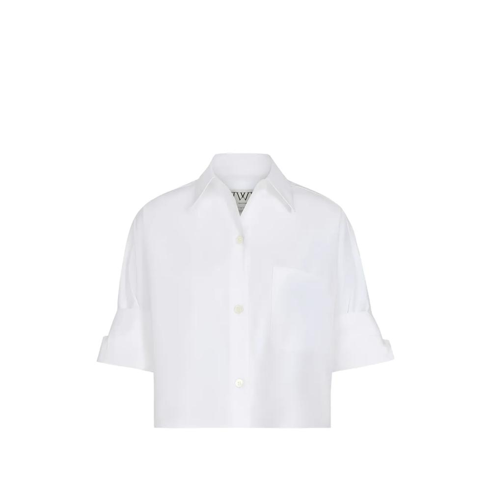 cropped short-sleeve shirt 1