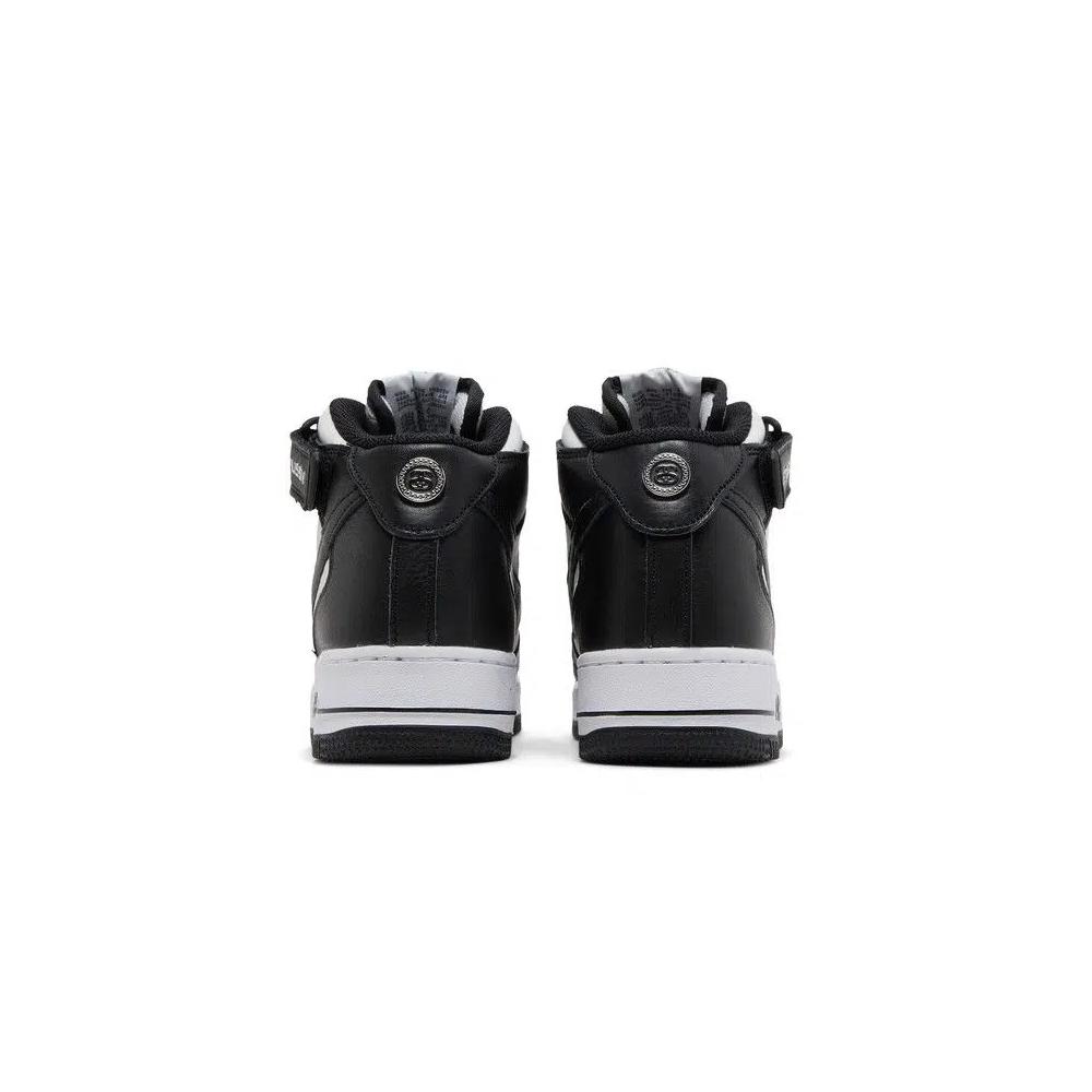 Кроссовки Stussy x Nike Air Force 1 Mid 'Black White' 6